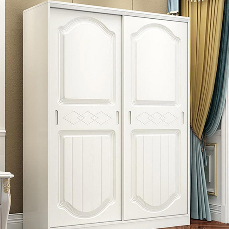 Contemporary Wardrobe Armoire Wood Combination Armoire With Doors