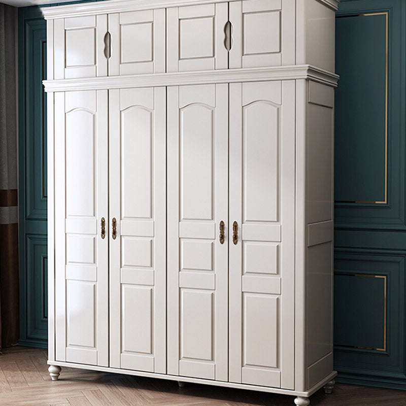 French Country Style Wardrobe Armoire Wooden Wardrobe for Home