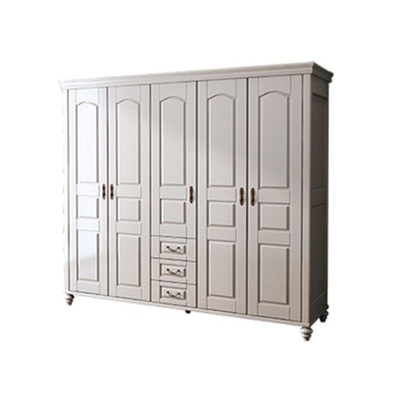 French Country Style Wardrobe Armoire Wooden Wardrobe for Home