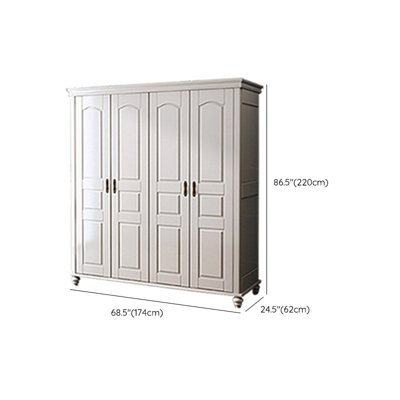 French Country Style Wardrobe Armoire Wooden Wardrobe for Home