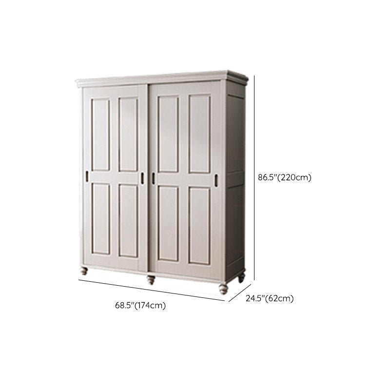French Country Style Wardrobe Armoire Wooden Wardrobe for Home
