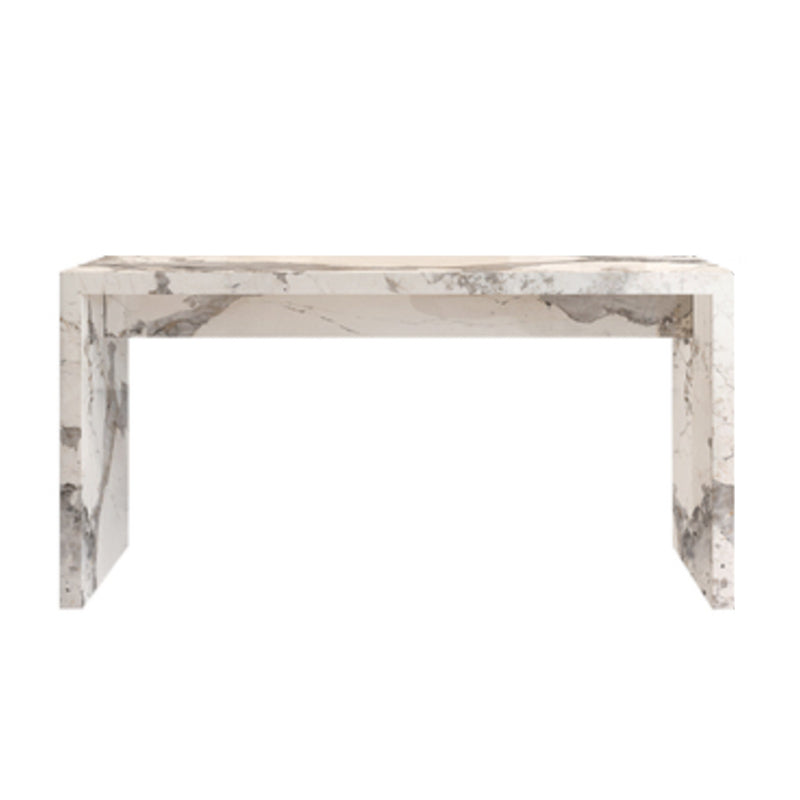 Modern Style Bar Table Stone Rectangle Bar Table for Living Room