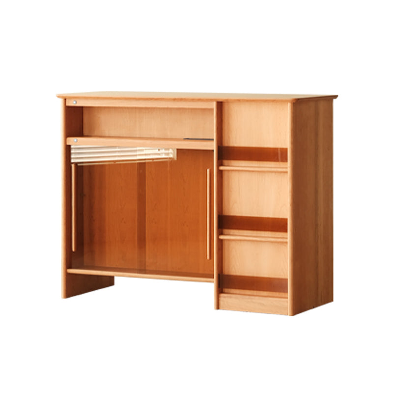 Modern Style Bar Table Rectangle Storage Wood Bar Table for Living Room