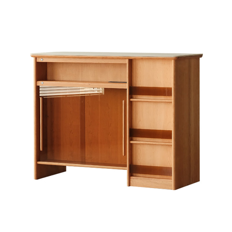 Modern Style Bar Table Rectangle Storage Wood Bar Table for Living Room