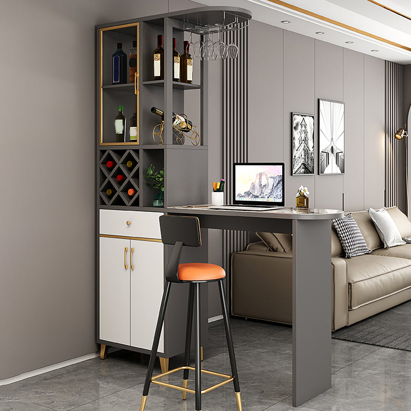 Modern Style Bar Table Sintered Stone Bar Table for Living Room