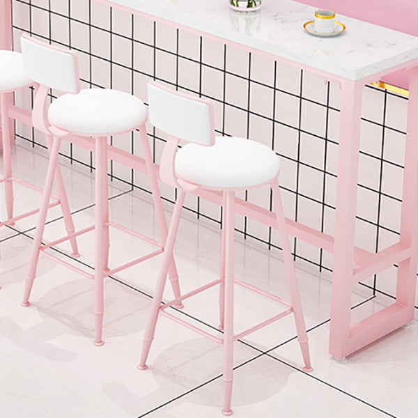 1/2/5 Pieces Table and Stool Set Faux Marble Pub Dining Set for Home