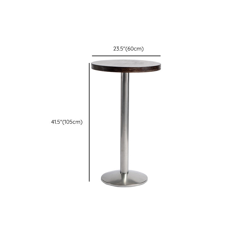 1/3 Pieces Pub Table Set Contemporary Round Table and Stool Set