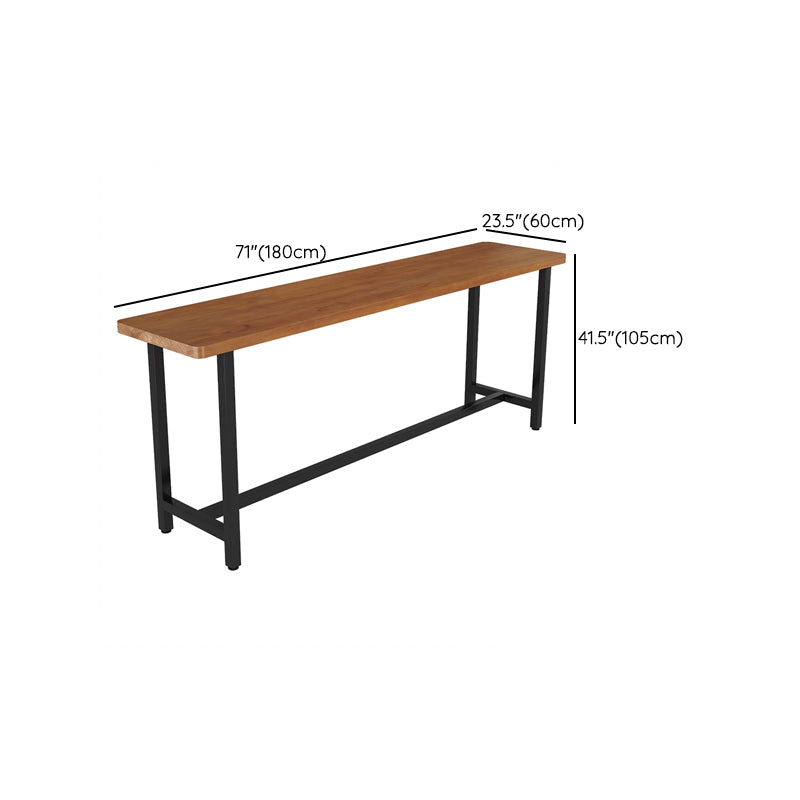 1/2/9 Pieces Bar Stool and Table Set Solid Wood Pub Table Set