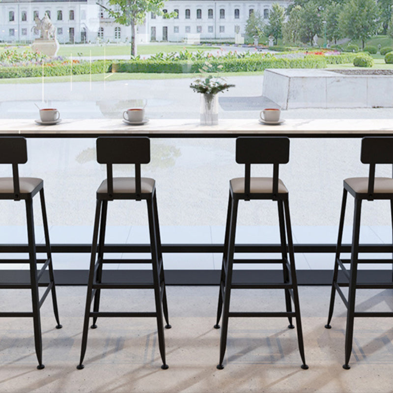 1/4/5 Pieces Pub Table Set Modern Rectangular Table and Stool Set