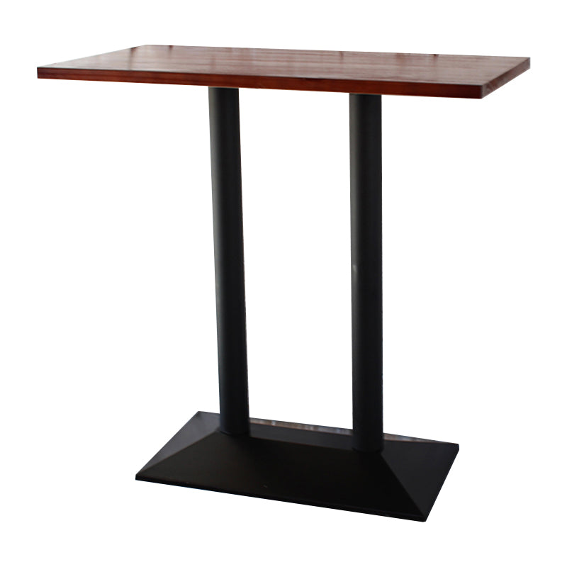 1/4 Pieces Table and Stool Set Solid Wood Pub Dining Set for Dining Room