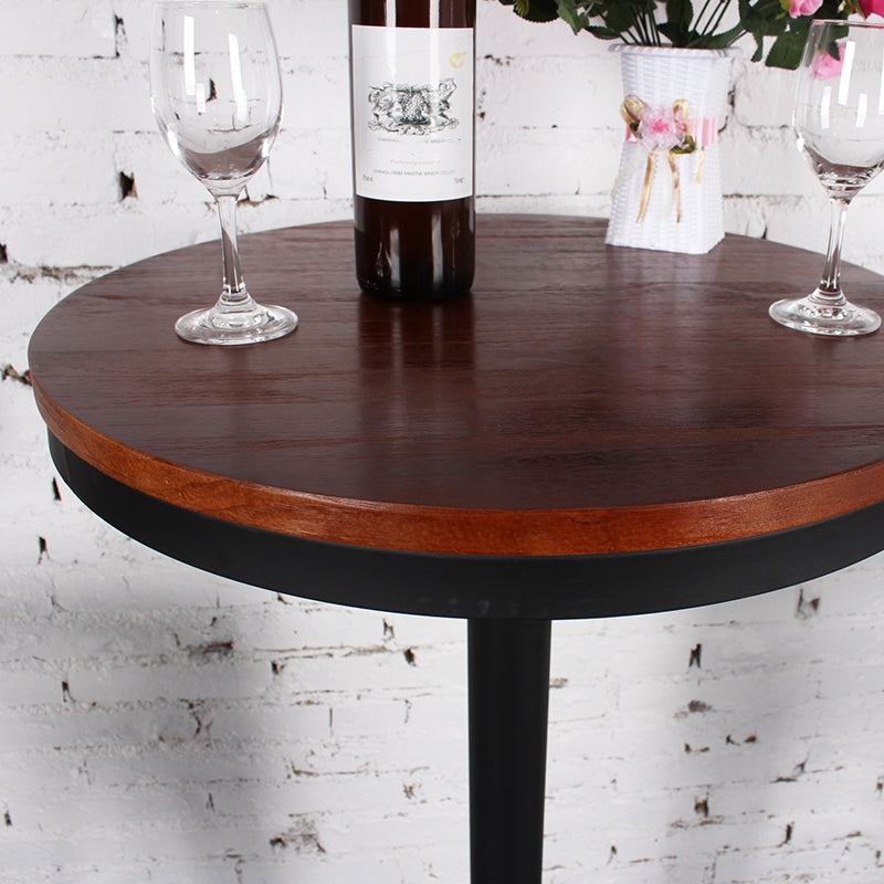 1/4 Pieces Table and Stool Set Solid Wood Pub Dining Set for Dining Room