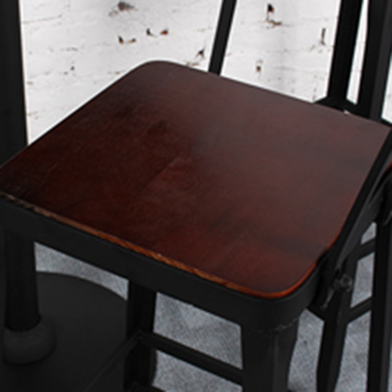 1/4 Pieces Table and Stool Set Solid Wood Pub Dining Set for Dining Room