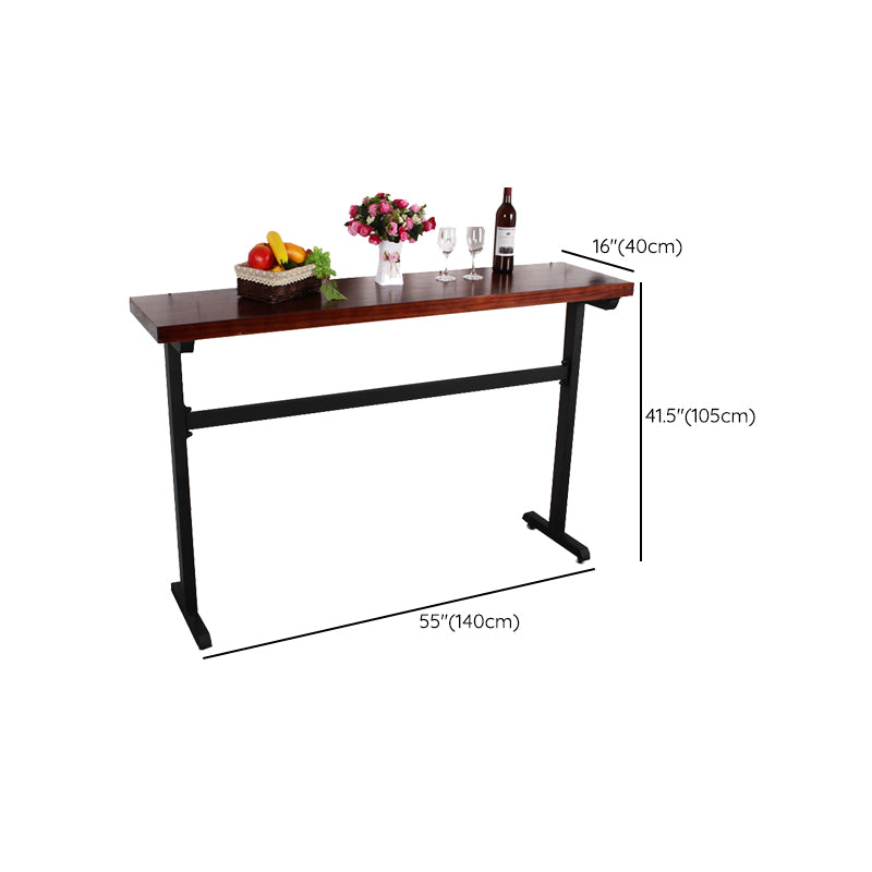 1/3/4 Pieces Table and Stool Set Solid Wood Counter Height Set