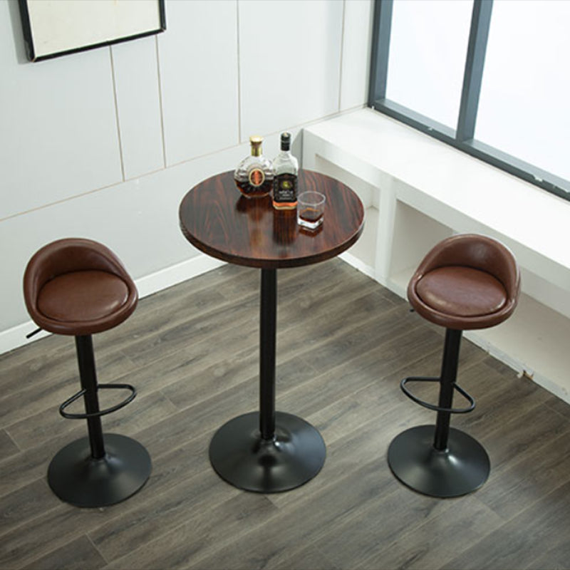 Round Counter Height Set Solid Wood 1/3 Pieces Pub Table Set