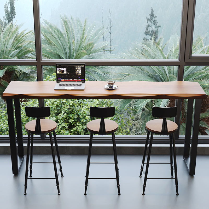 1/3/4/5 Pieces Counter Height Pub Set Solid Wood Pub Dining Set