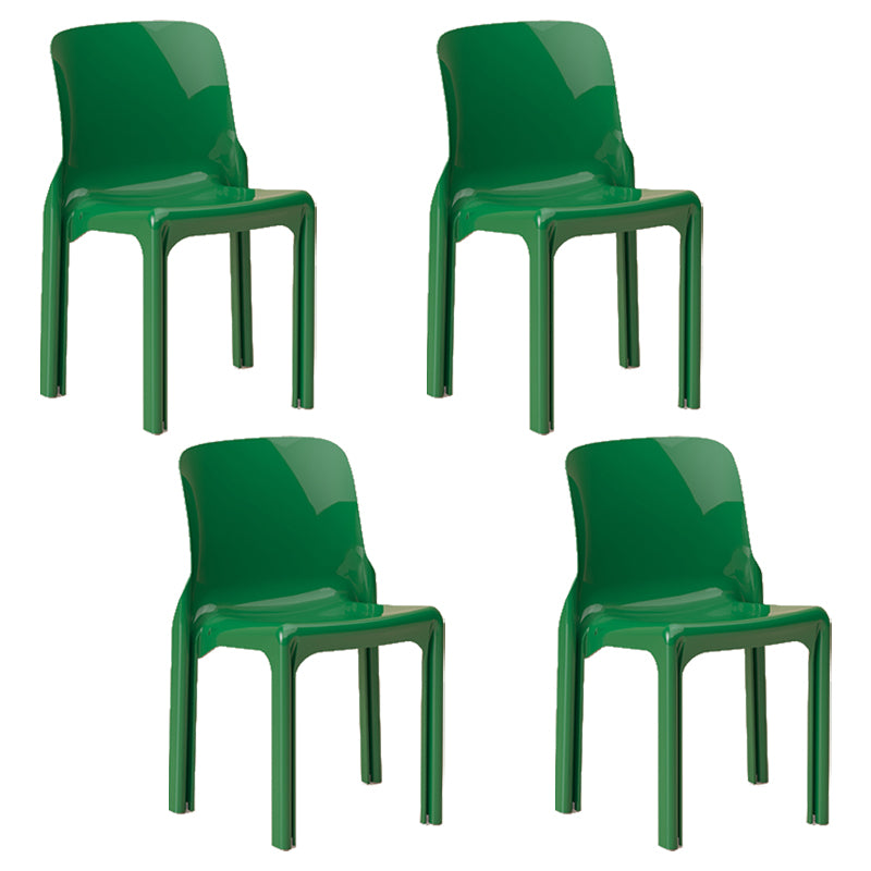 Modern Style Side Chair Plastic Dining Side Chair for Living Room