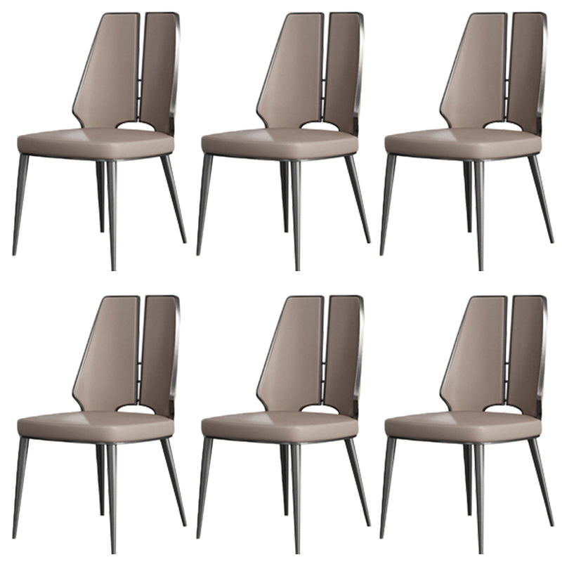 Dining Room Upholstered Chair Faux Leather Home Dining Chair