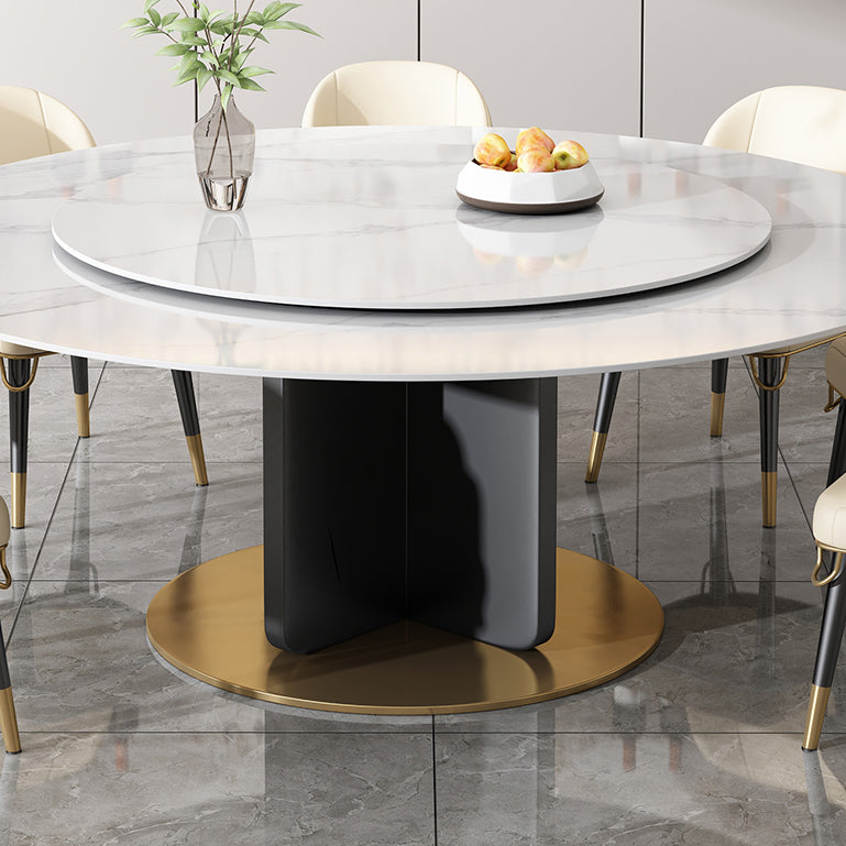 Contemporary 1/4/8/11 Pieces Furniture Round Stone Dining Set for Home