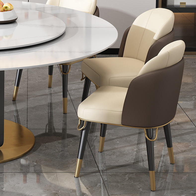Contemporary 1/4/8/11 Pieces Furniture Round Stone Dining Set for Home