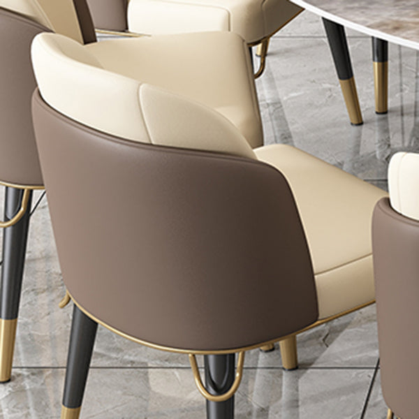 Contemporary 1/4/8/11 Pieces Furniture Round Stone Dining Set for Home