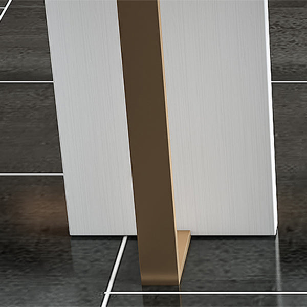 Contemporary Style Rectangle Pub Set 1/5 Pieces Faux Marble Pub Dining Set for Indoor