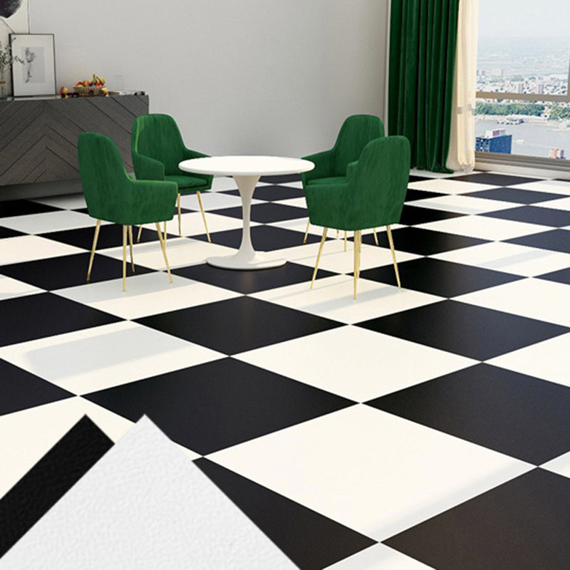 Peel and Stick PVC Flooring Low Gloss Imitation Marble Waterproof Square Vinyl Flooring