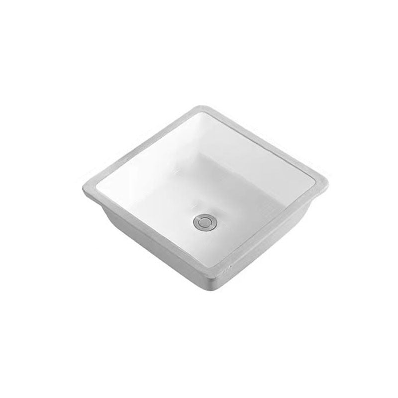 Rectangular Bathroom Sink Porcelain Modern Bathroom Sink(Not Included Faucets)