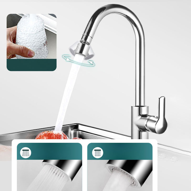 1 Hole Kitchen Faucet Metal High Arch Kitchen Sink Faucet with No Sensor