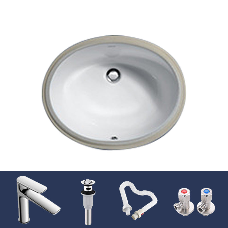 Classic Bathroom Sink Rectangular Vessel Bathroom Sink with Faucet