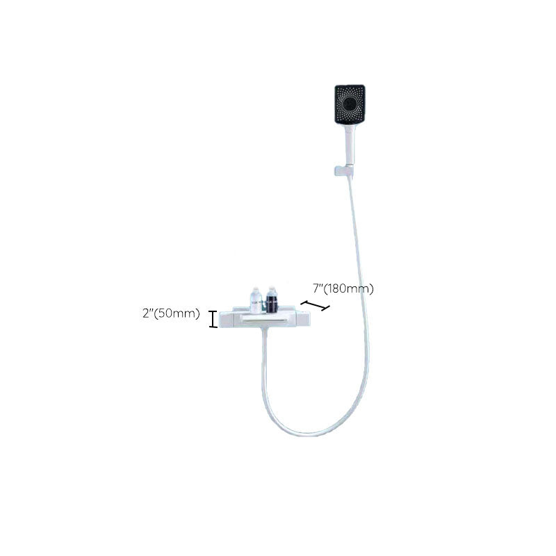 Modern Wall Mounted Faucet Handheld Shower Head Waterfall Faucet