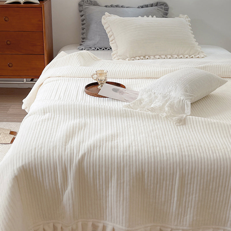 Solid Color Bed Sheet Set Polyester Breathable Bed Sheet Set