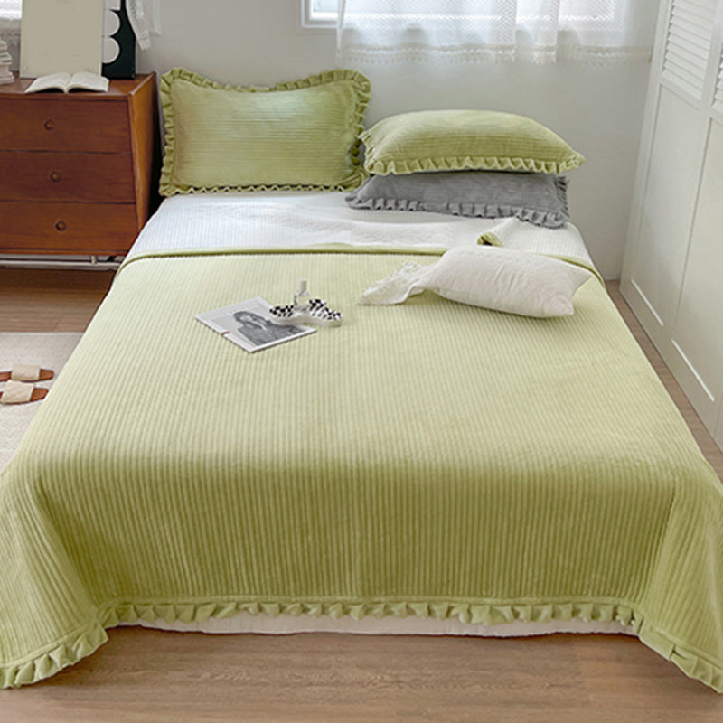 Solid Color Bed Sheet Set Polyester Breathable Bed Sheet Set