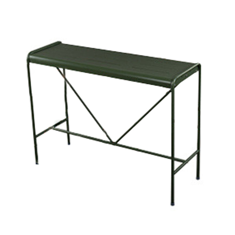 Metal Dining Table Industrial Style Outdoor Bar Table for Bistro