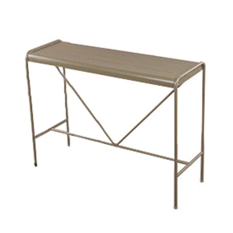 Metal Dining Table Industrial Style Outdoor Bar Table for Bistro