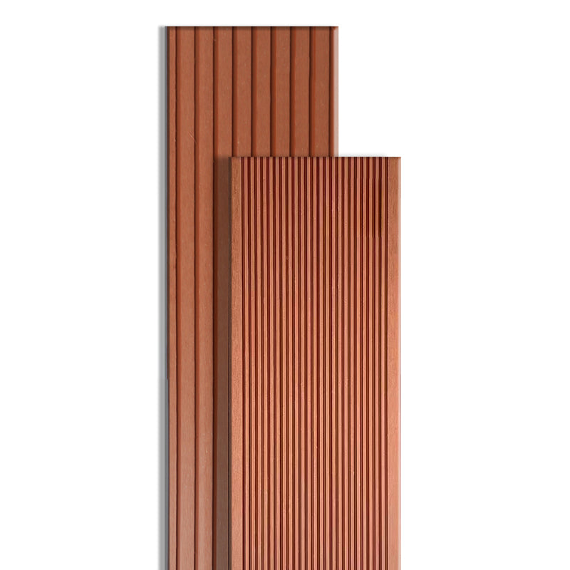 Outdoor Patio Deck Tile Kit Nailed Composite Embossed Deck Plank