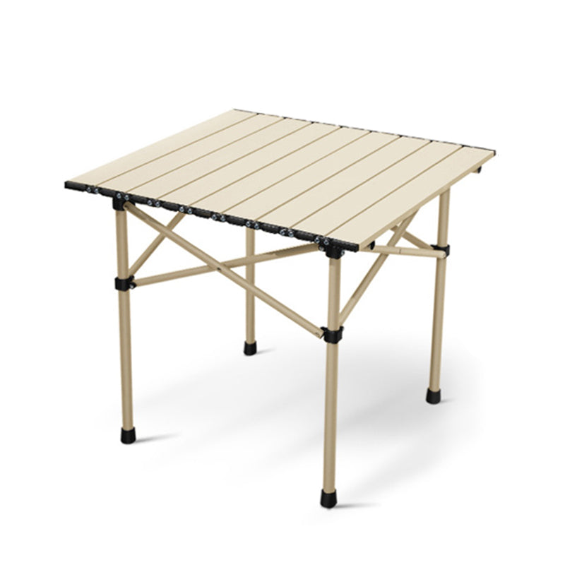 Industrial Outdoor Folding Table 20"H Aluminum Camping Table