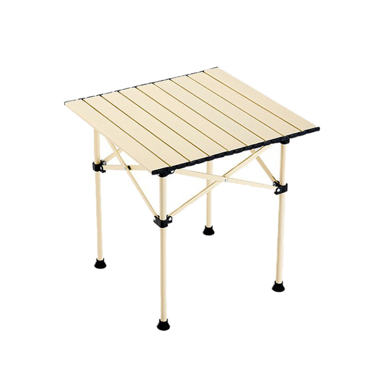 Industrial Steel Folding Table Outdoor 21.7"H Foldable Camping Table
