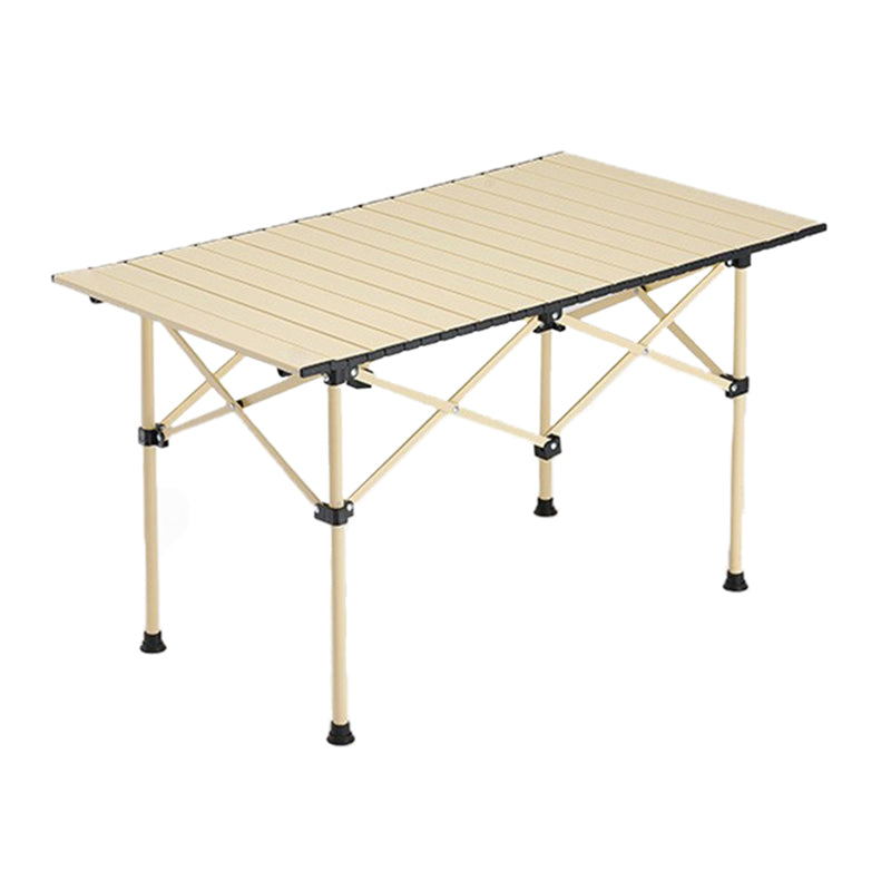 Industrial Steel Folding Table Outdoor 21.7"H Foldable Camping Table