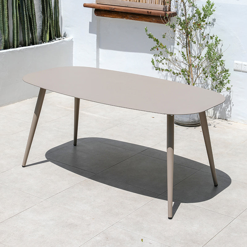 Boho Metal Dining Table Set 1/3/5/7 Pieces Patio Dining Table Set