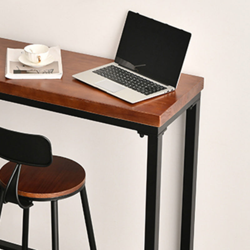 Contemporary Table and Stool Set Solid Wood 1/2/3/5 Pieces Pub Table Set