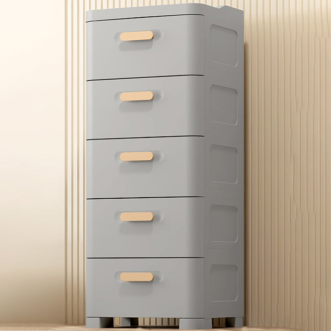 Ultra Modern Kids Dresser Set Plastic Vertical Kids Furniture for Bedroom