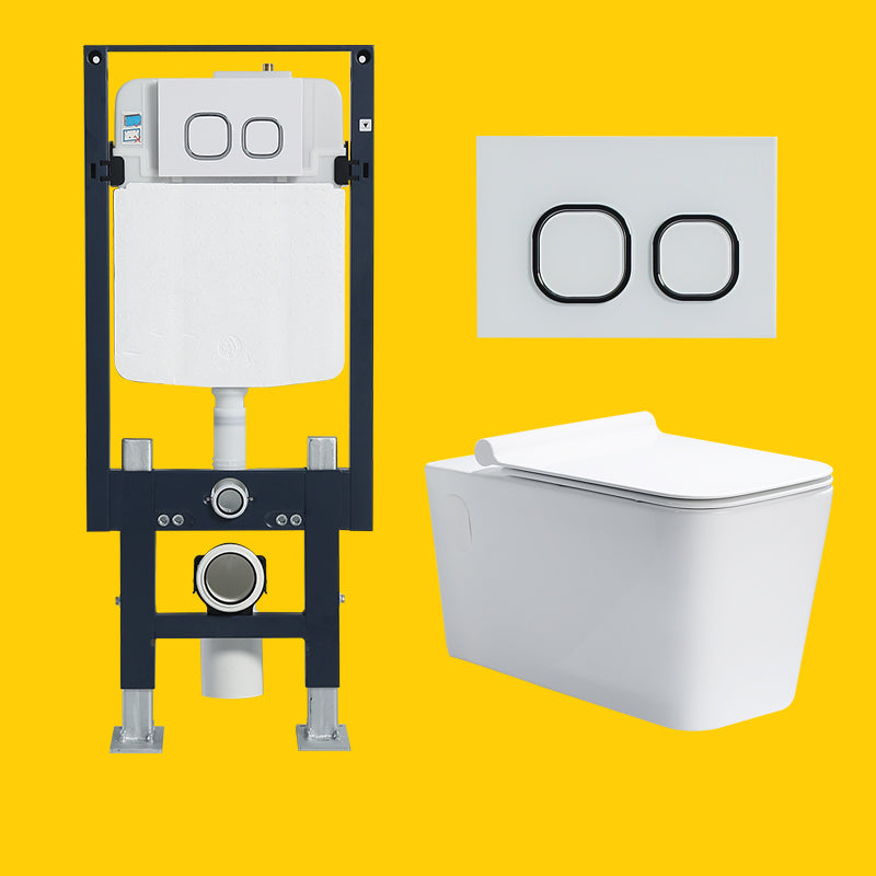 Contemporary One Piece Toilet Bowl Wall Hung Urine Toilet for Bathroom