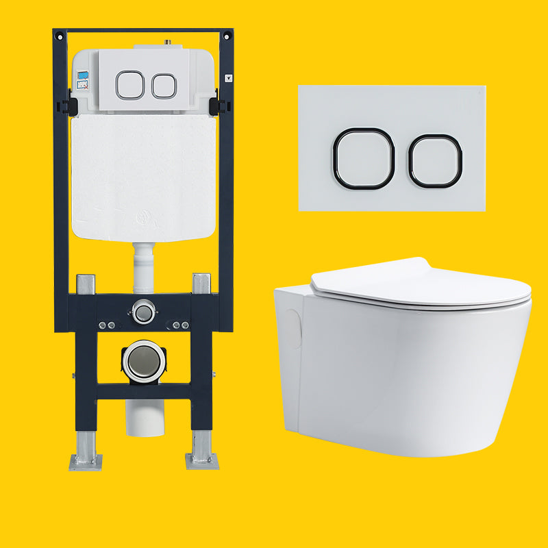 Contemporary One Piece Toilet Bowl Wall Hung Urine Toilet for Bathroom
