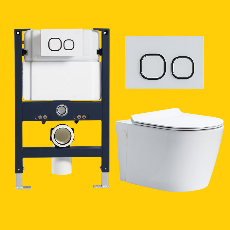 Contemporary One Piece Toilet Bowl Wall Hung Urine Toilet for Bathroom