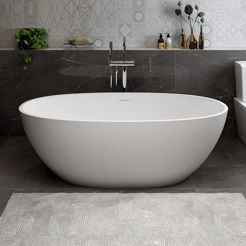 Stone Soaking Bathtub Antique Finish Flat Bottom Back to Wall Bath Tub