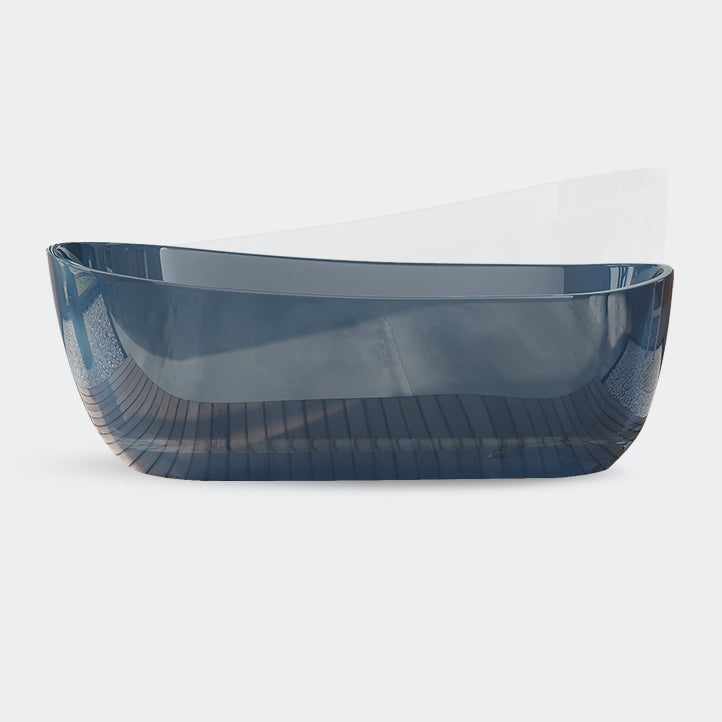 Soaking Stand Alone Bathtub Oval Antique Finish Modern Bath Tub