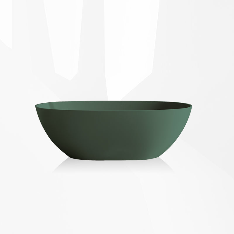 Soaking Stand Alone Bathtub Antique Finish Back to Wall Bath Tub (Faucet not Included)
