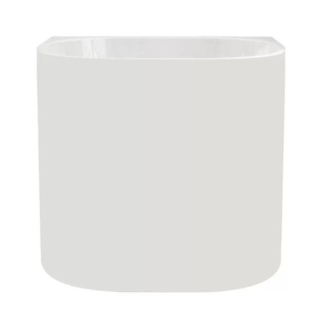 Corner Acrylic Soaking Bathtub Antique Finish Back to Wall Bath Tub