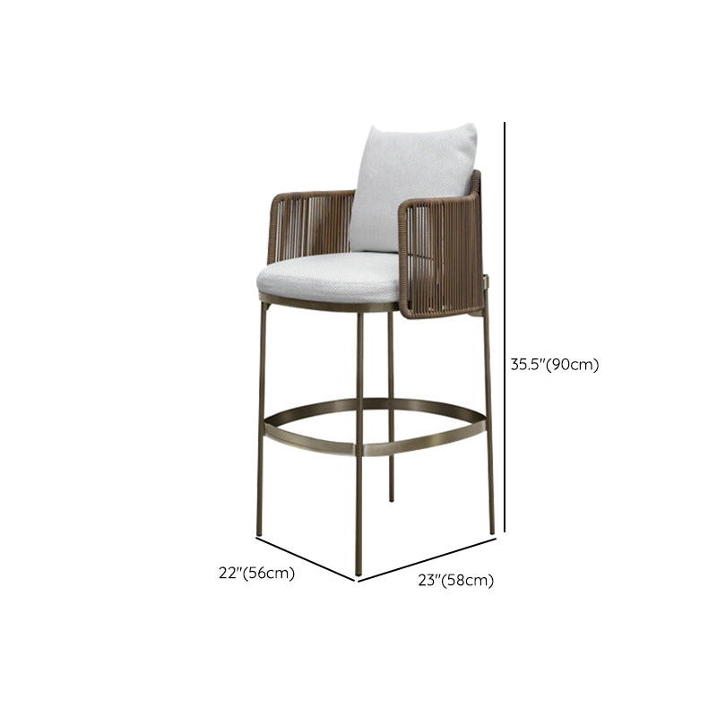 Tropical with Arm Dining Chairs Water Repellent Finish Cushion Chairs