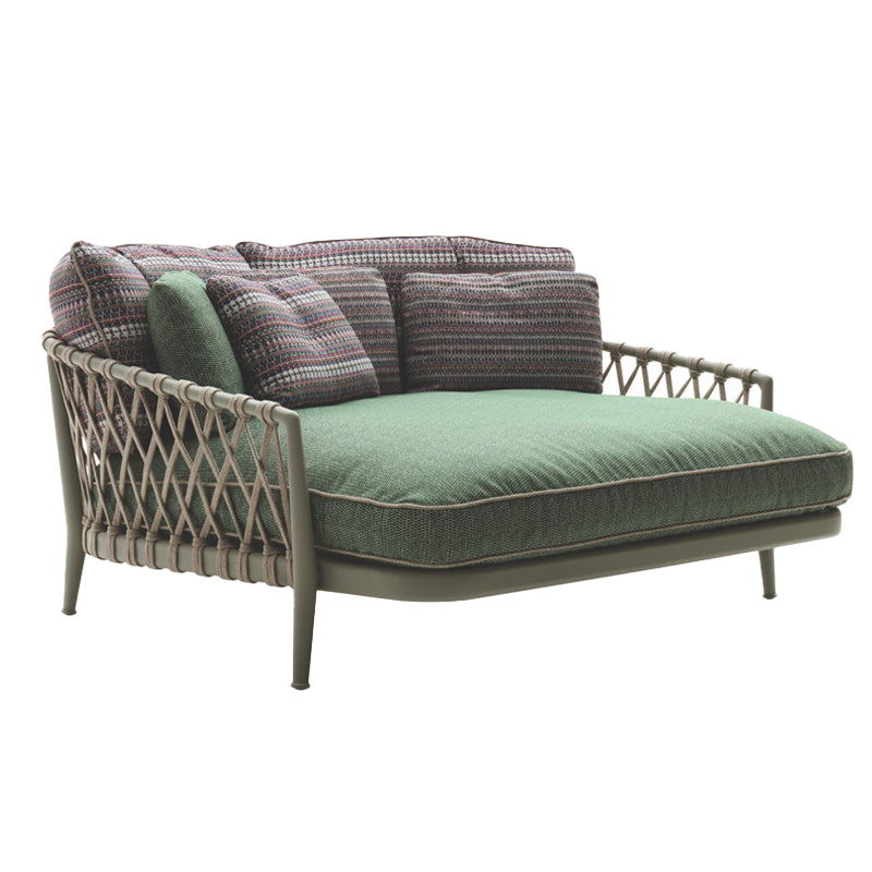 Tropical Aluminum Outdoor Patio Sofa/Patio Daybed with Cushion